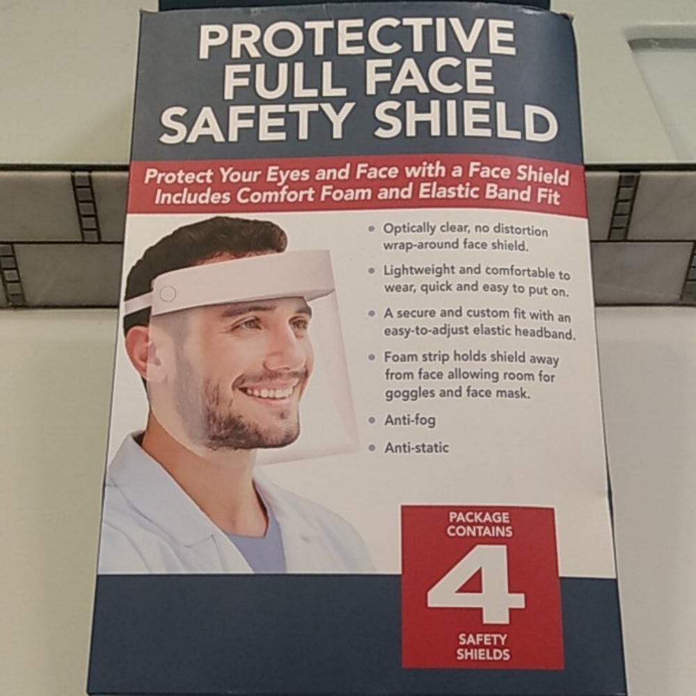 Full face safety shield NWT